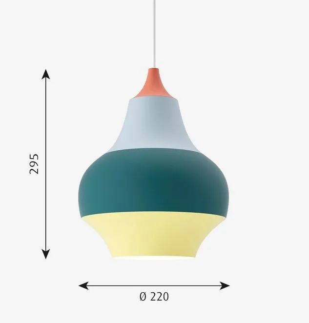 5741097348 D 220 CIRQUE white/red// подвесной E27 1х60  х   