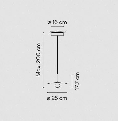 5770 35/1B TEMPO terra red/frosted glass// подвесной LED 1х4  х   