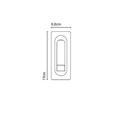 A622-216-39-27K LEDTUBE black/// настенный LED 1х2.1  х   