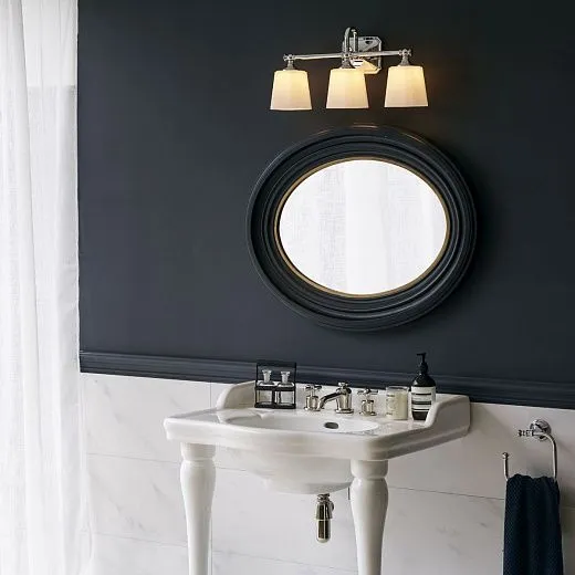 FE-CONCORD3-BATH CONCORD Polished Chrome/Etched Glass// настенный G9 LED 3х3  х  FE-CONCORD3-BATH