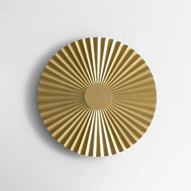 284.04.ON PLIE natural brass/// настенный LED 1х8  х   