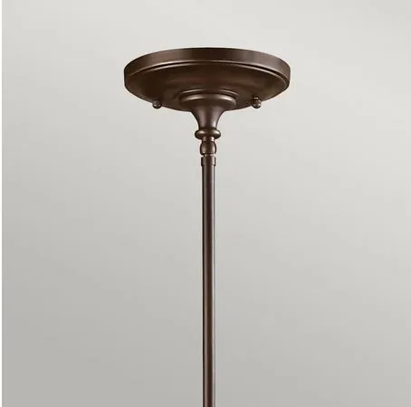 HK-MAYFLOWER-P-A MAYFLOWER Olde Bronze/Etched Amber// подвесной E27 1х60  х   