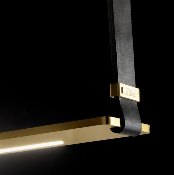 ERIDANIA 001 BL BELT ERIDANIA BLACK BELT/BURNISHED SATIN BRASS// подвесной LED 1х70  х   