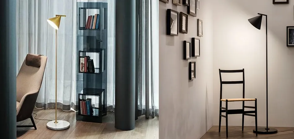 торшер из мрамора Captain Flint, FLOS, дизайн Michael Anastassiades